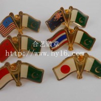 生產各國旗徽章、中國旗徽章、兩國國旗徽章、旗織襟章