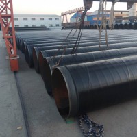 tpep防腐鋼管 外壁1布4油 ipn8710防腐工地