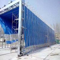 自動(dòng)伸縮房 伸縮移動(dòng)噴漆房 大型噴漆房設(shè)備廠家