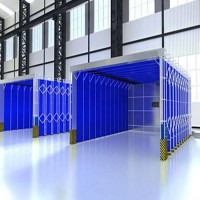 38米x19米x6米移動噴漆房 配置單