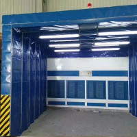 30米以上大寬度伸縮噴漆房 技術方案及配置