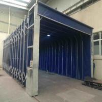 長(zhǎng)期供應(yīng)各種尺寸移動(dòng)伸縮噴漆房