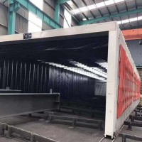 大型整體移動(dòng)噴漆房 鋼結(jié)構(gòu)工件噴漆房