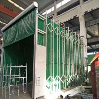 移動伸縮噴漆房廢氣處理催化燃燒凈化治理