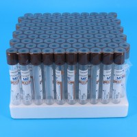 棕色管帽含肝素鈉抗凝劑PET材質(zhì)真空采血管_抽血管