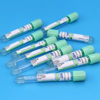 淺綠色管帽含肝素鋰/肝素鈉抗凝劑及分離膠PET真空采血管